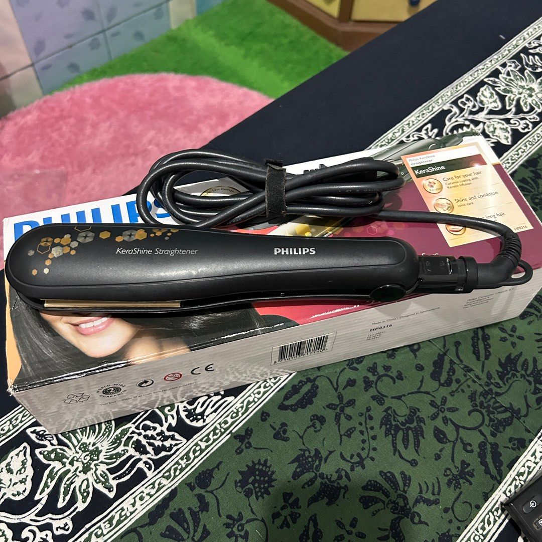 Catok philips new arrivals kerashine straightener