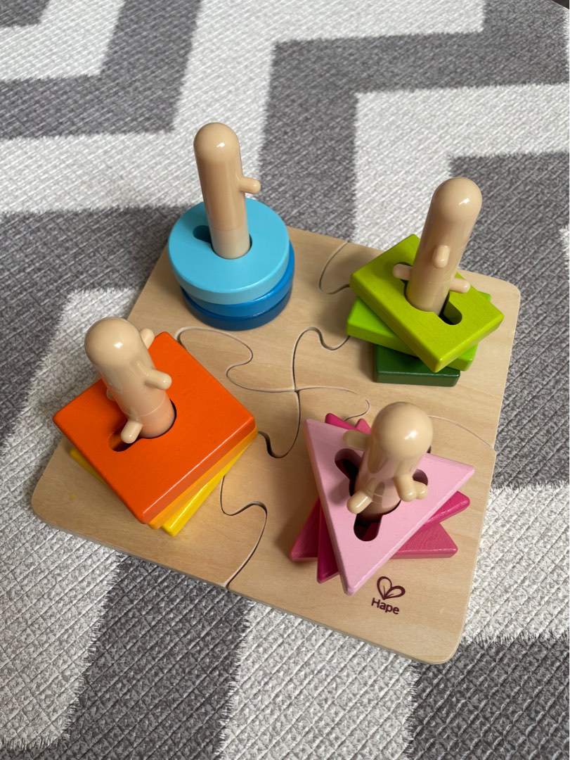 Hape creative sale peg puzzle