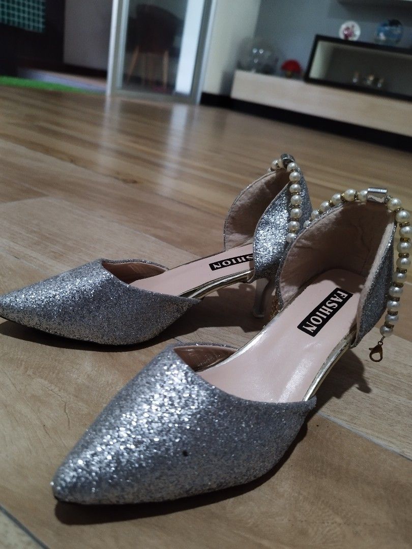 Small glitter heels deals