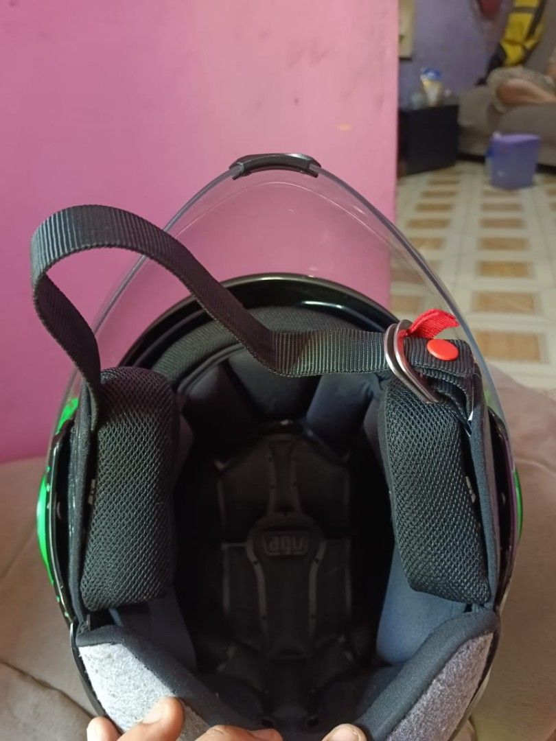 Helm agv half face original on Carousell