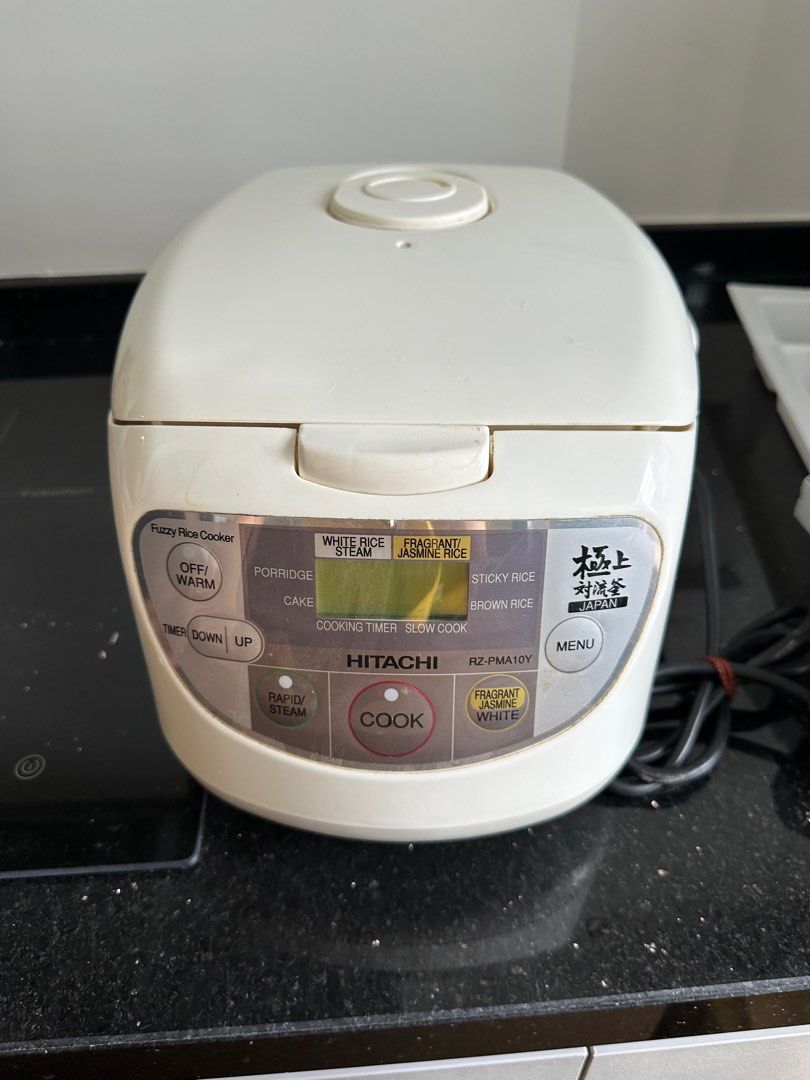 Hitachi rice cooker RZPMA10Y, TV & Home Appliances, Kitchen