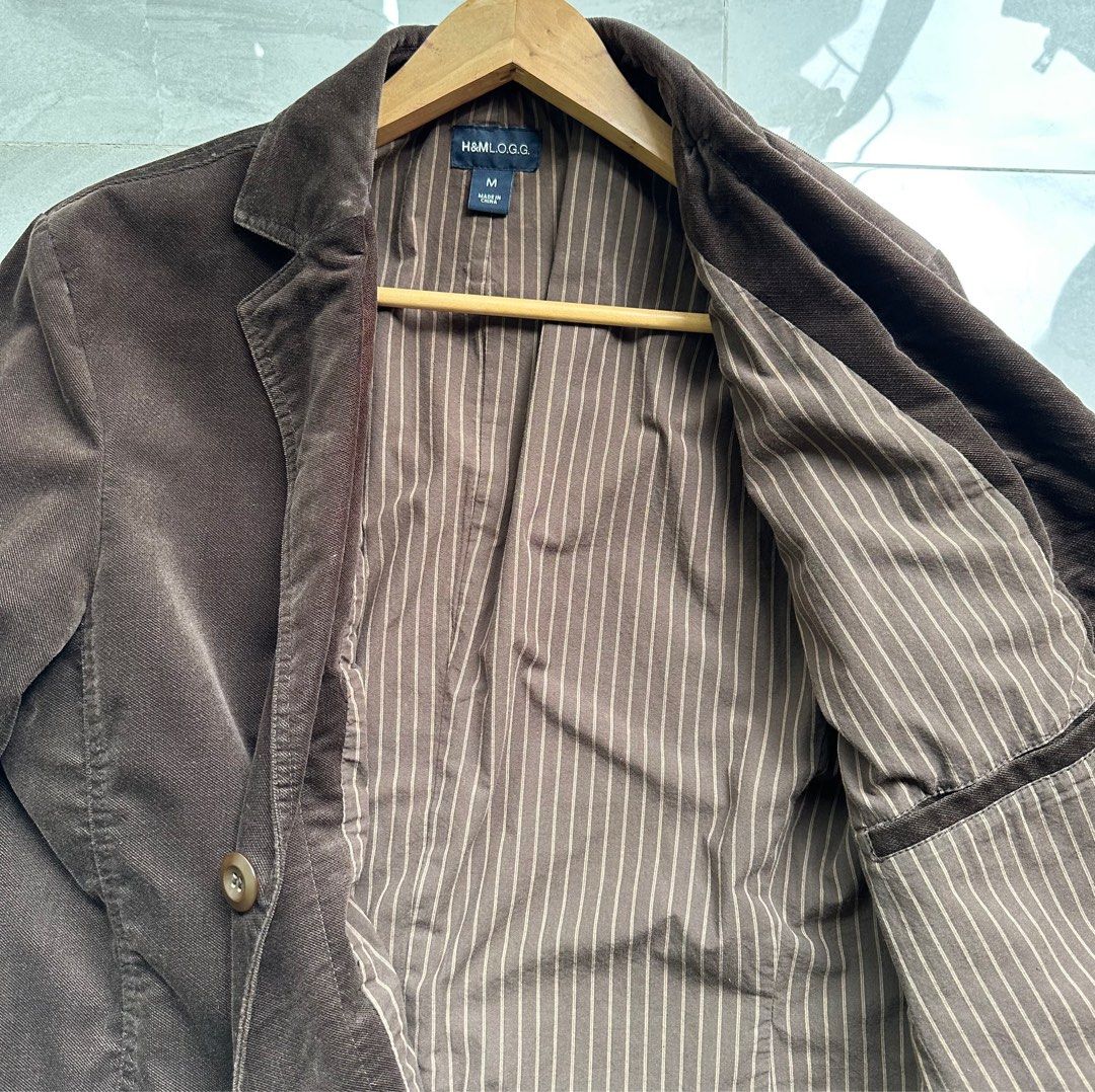 H M LOGG Men s coat Men s Fashion Coats Jackets and Outerwear on Carousell