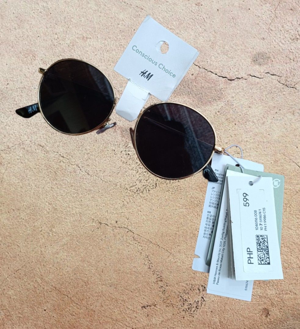 H and m round sunglasses discount