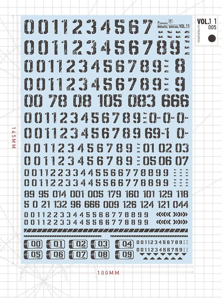 Hobby Mio Model Decals VOL 11, Hobbies & Toys, Stationery & Craft ...