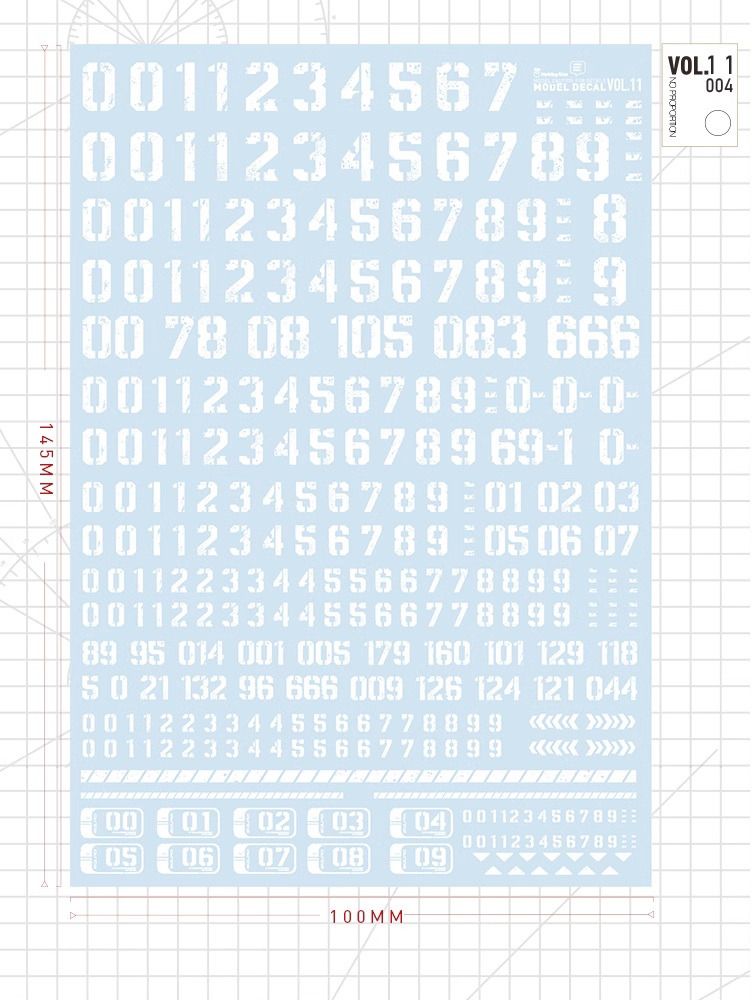 Hobby Mio Model Decals VOL 11, Hobbies & Toys, Stationery & Craft ...