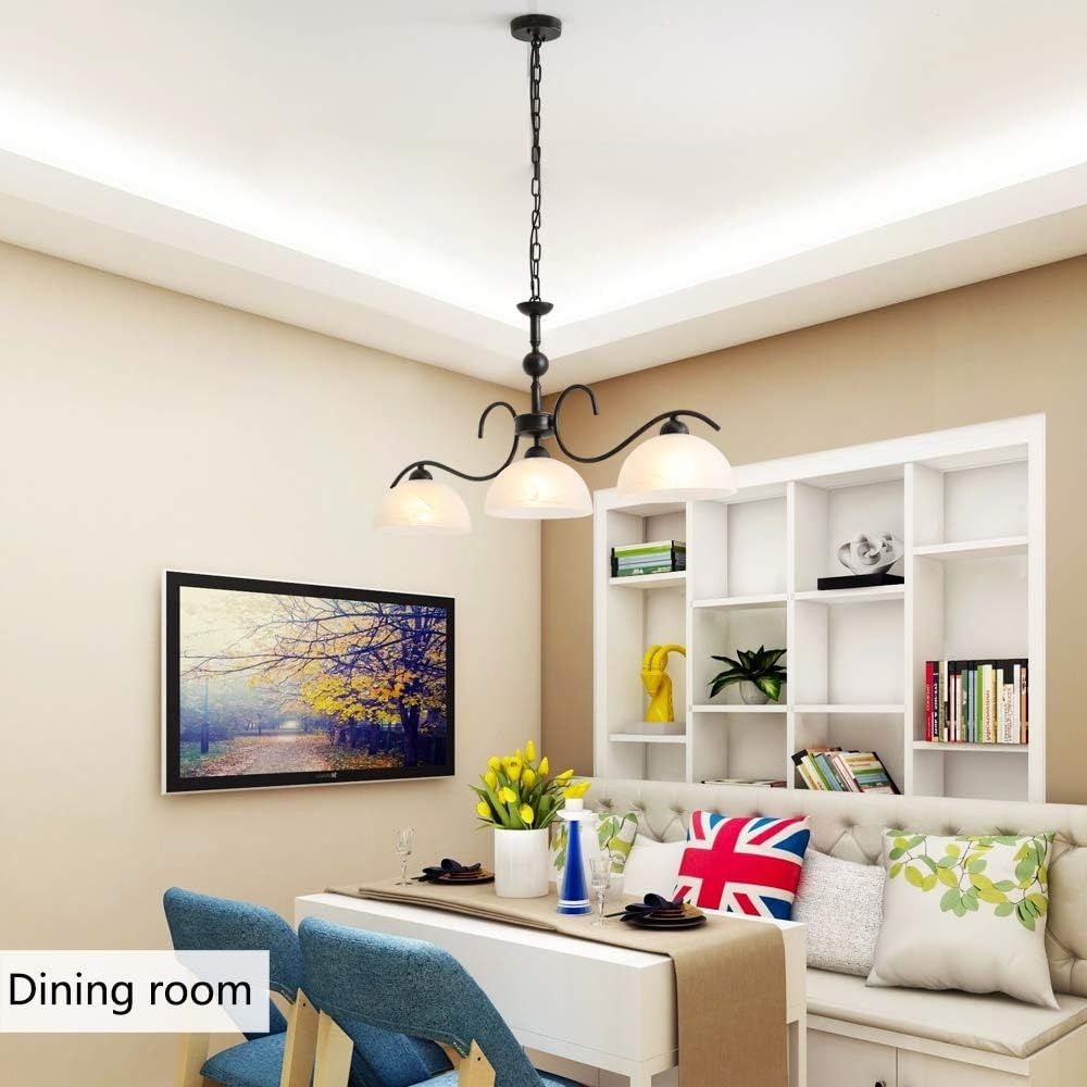 horisun 3-light kitchen island lighting, modern dining room