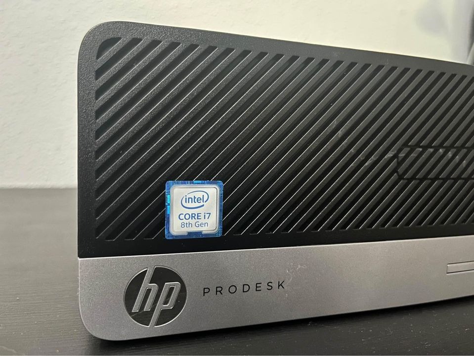 HP ProDesk 600 G4 SFF - i7-8700, 8GB RAM, 256GB SSD