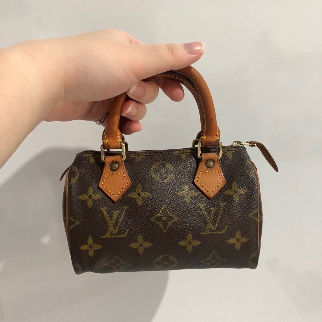 Monogram Nano Speedy Bag, Authentic & Vintage