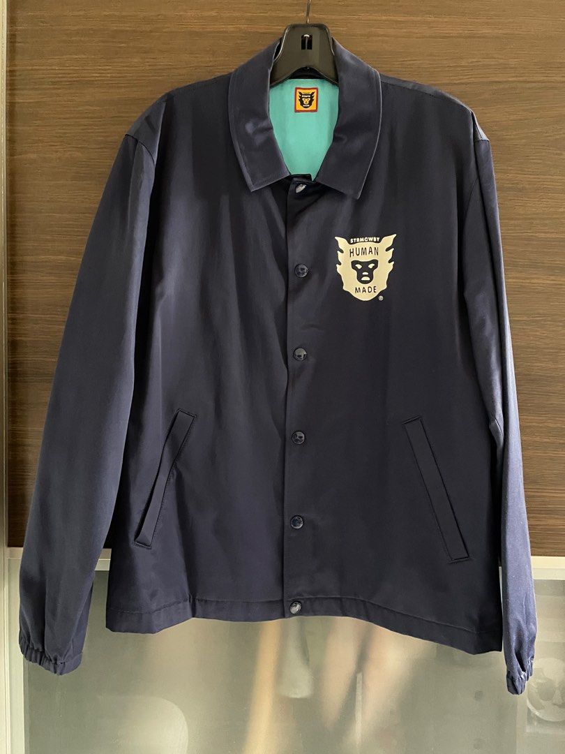 Human Made Coach Jacket, Color Navy, Size M, 名牌, 服裝- Carousell