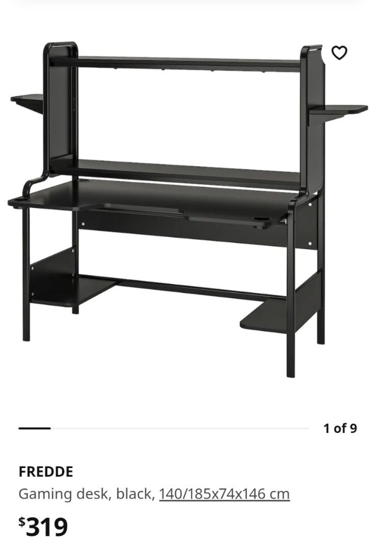 Ikea computer table large, Furniture & Home Living, Furniture, Tables