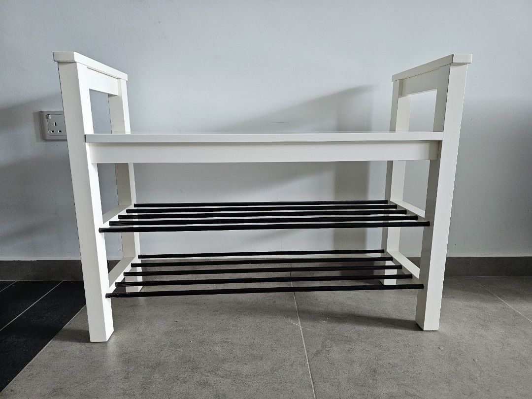 IKEA Hemnes bench with shoe storage, Furniture & Home Living, Furniture