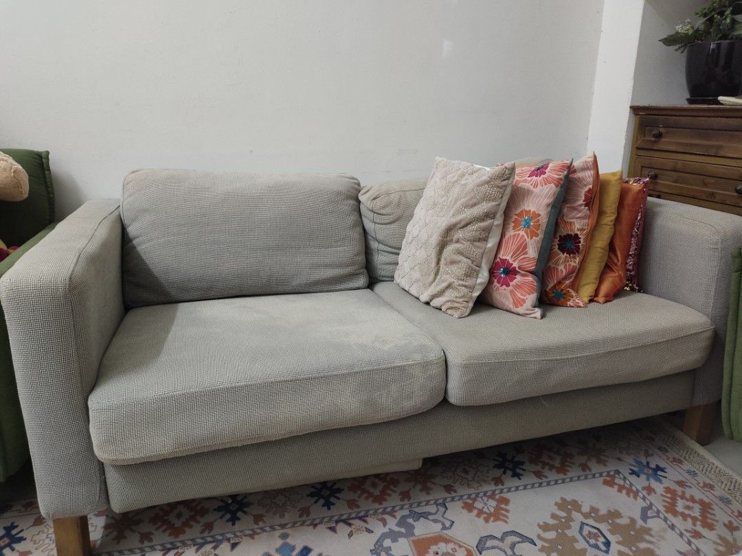 Ikea Sofa Beige Rent House Sofa, Furniture & Home Living