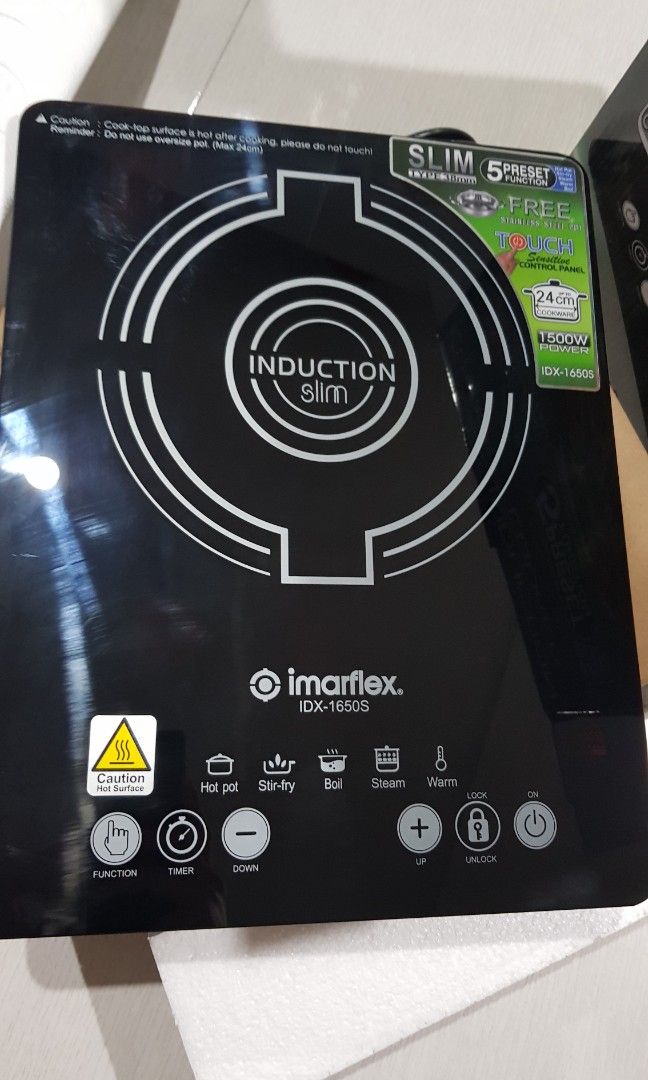 Imarflex Induction Cooker Slim Type Idx 1650s On Carousell 8822