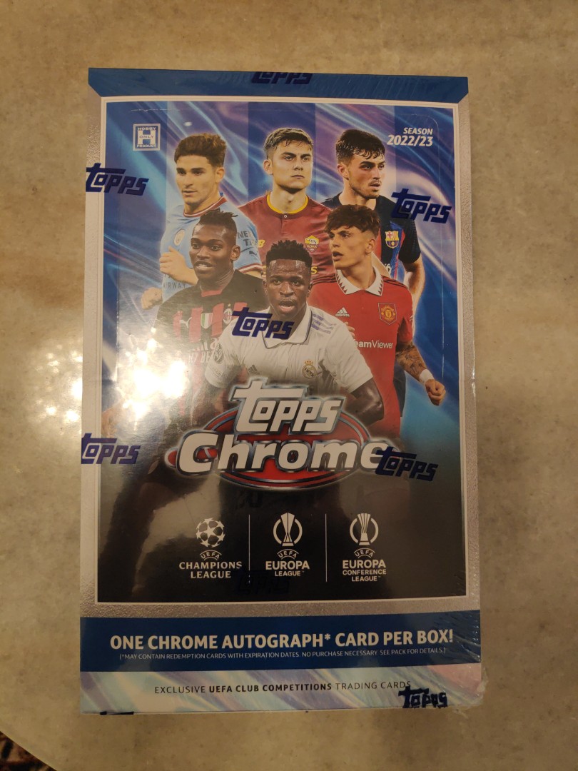 NEW CASE NEW CHEAP PRICE IN STOCK**  Topps Chrome UEFA Club