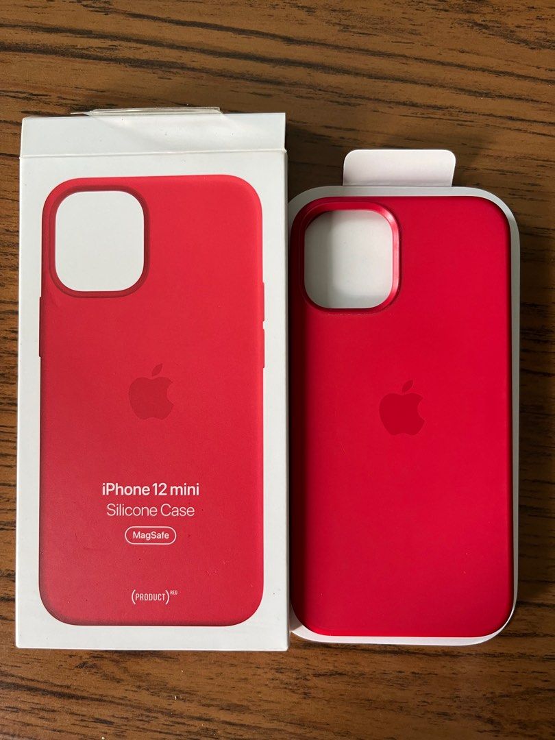 iPhone 12 mini silicone case “Product Red”, Mobile Phones