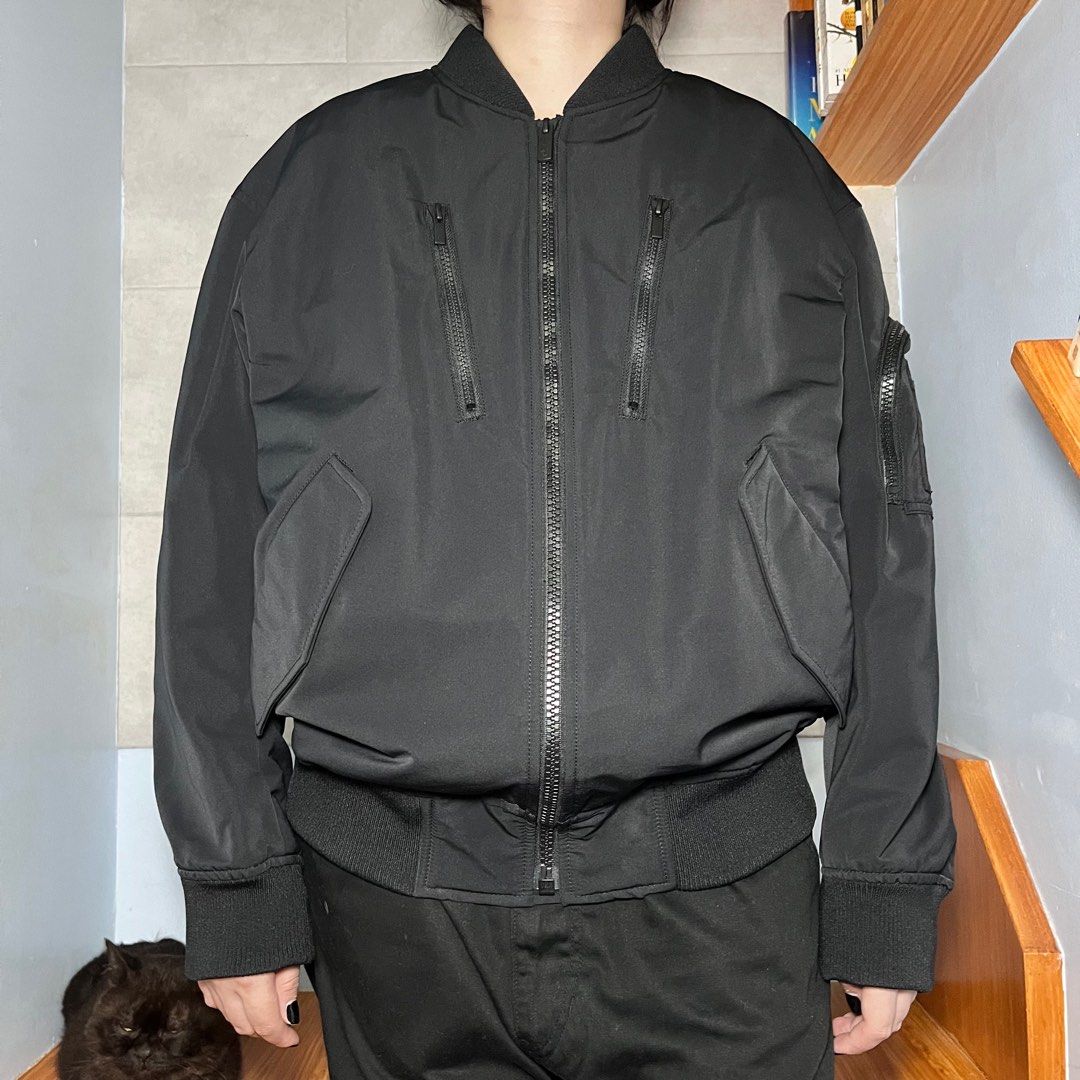 Jil Sander J Uniqlo Oversized Bomber Jacket Men s Fashion Coats