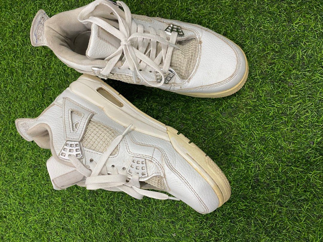 full white jordan 4