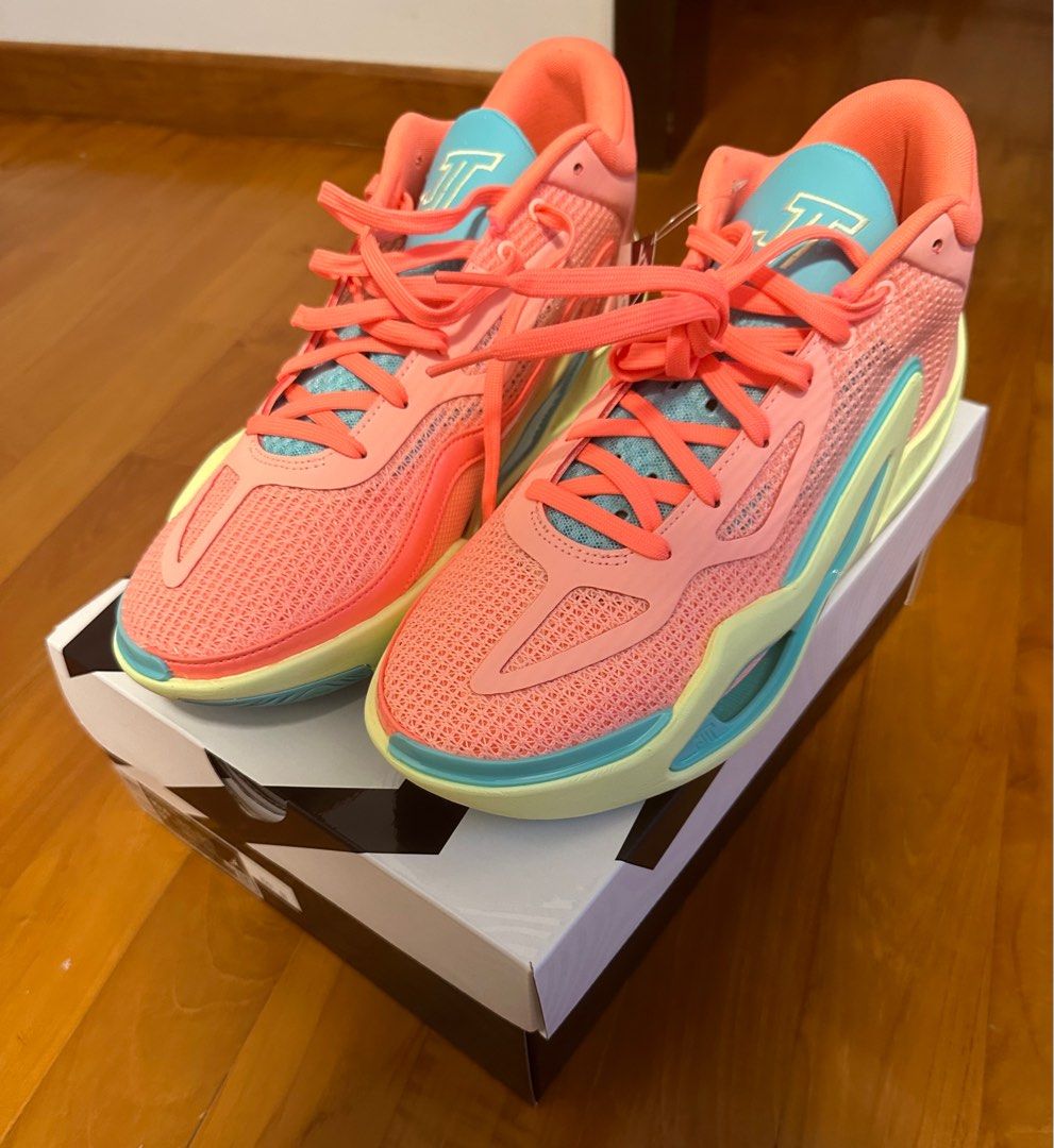 JT 1 pink lemonade basketball shoes new US MENS size 10.5