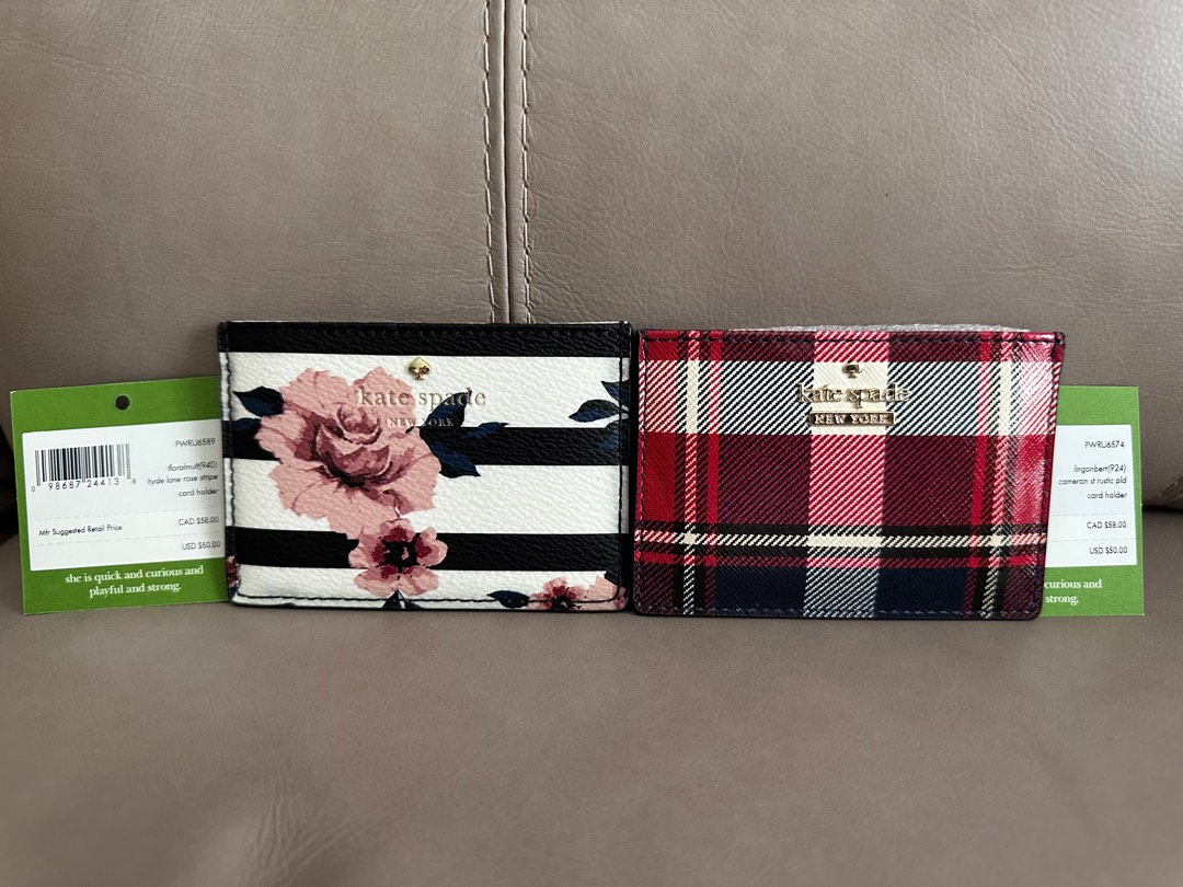 Kate Spade card holder, Women's Fashion, Bags & Wallets, Wallets & Card