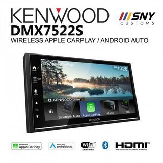 Kenwood Apple Carplay Android Auto DMX7522s