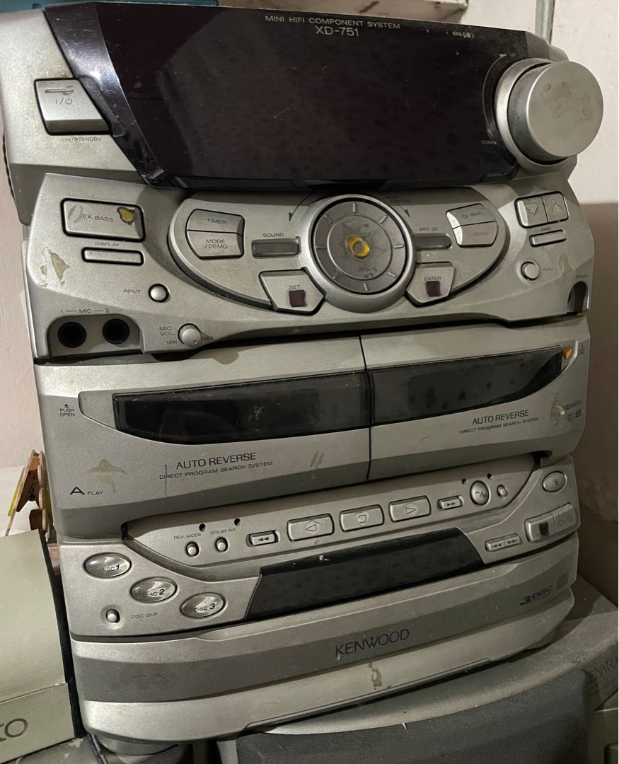 Kenwood Mini Component System Audio Soundbars Speakers
