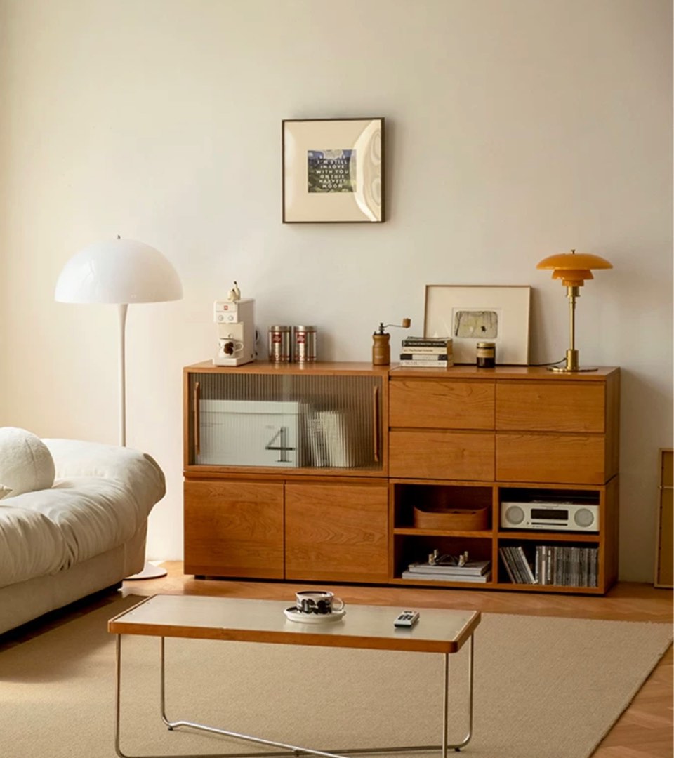 KENZO Stackable Solid Wood Modular Storage, Furniture & Home Living