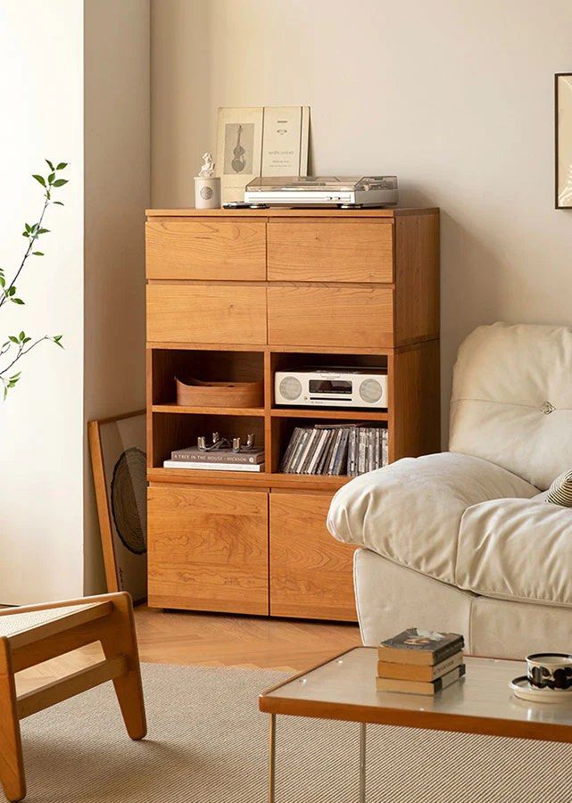 KENZO Stackable Solid Wood Modular Storage, Furniture & Home Living ...