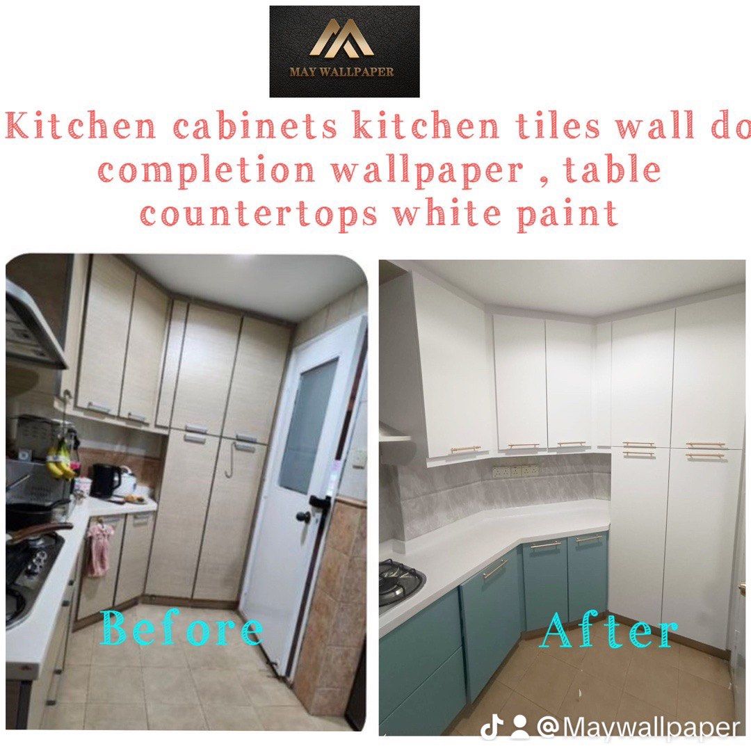 Kitchen wallpaper, Furniture & Home Living, Home Decor, Wall