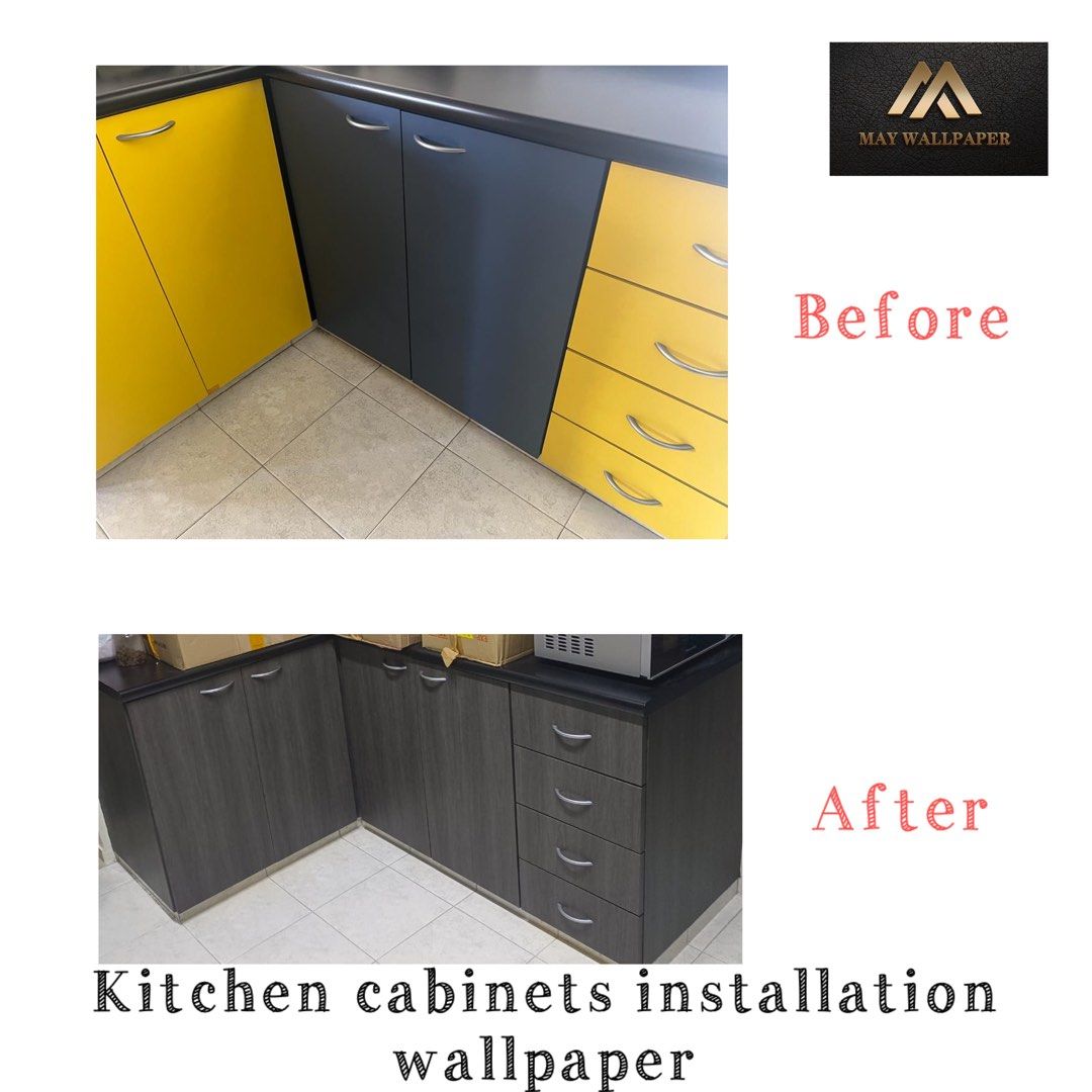 Kitchen wallpaper, Furniture & Home Living, Home Decor, Wall