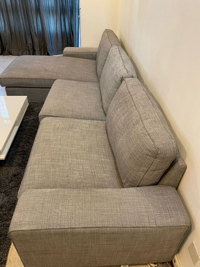 Kivik Lshaped sofa Ikea, Furniture & Home Living, Furniture, Sofas on