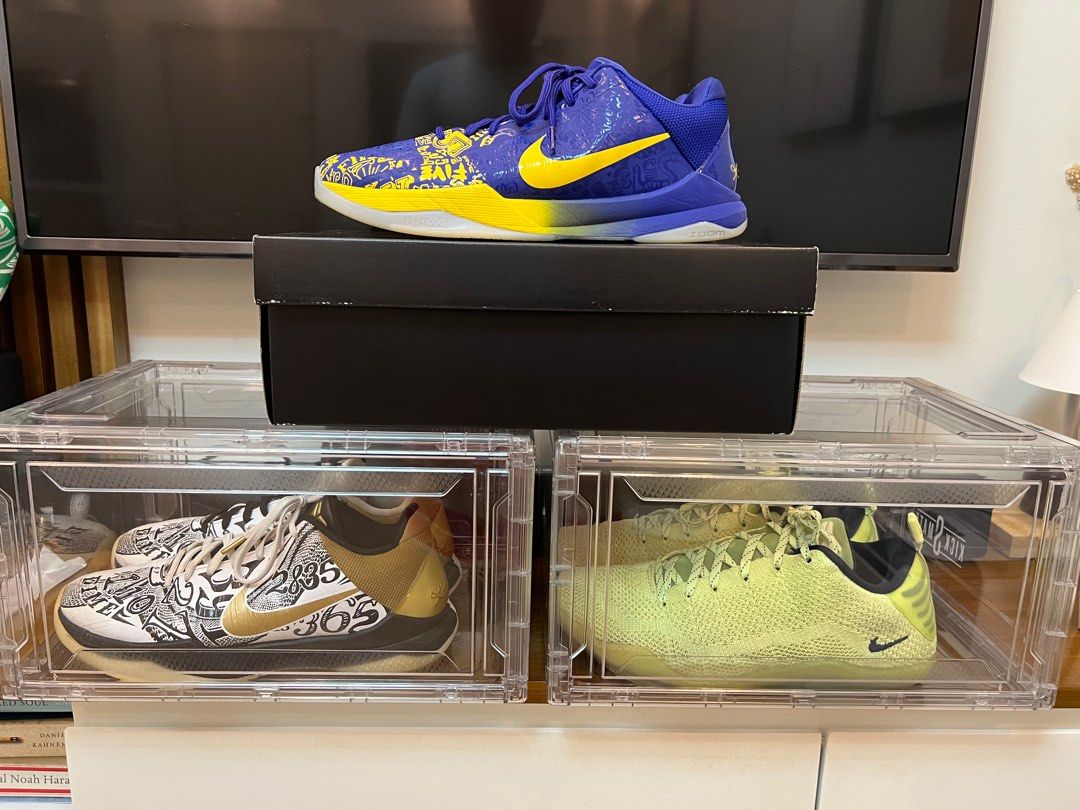 Kobe V Big Stage and Five Rings Kobe XI Elite Low Ghost of
