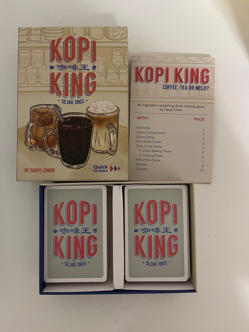 Kopi king card games, Hobbies & Toys, Toys & Games on Carousell