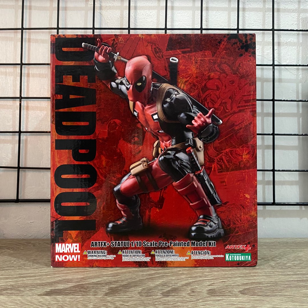Kotobukiya Deadpool Marvel Now ArtFX+ Statue, Hobbies & Toys, Toys