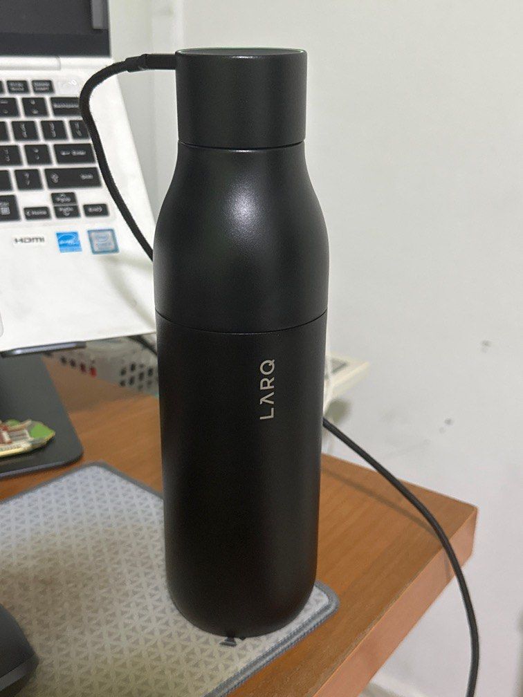 LARQ - PureVis Movement Water Bottle - Obsidian Black - 32 oz