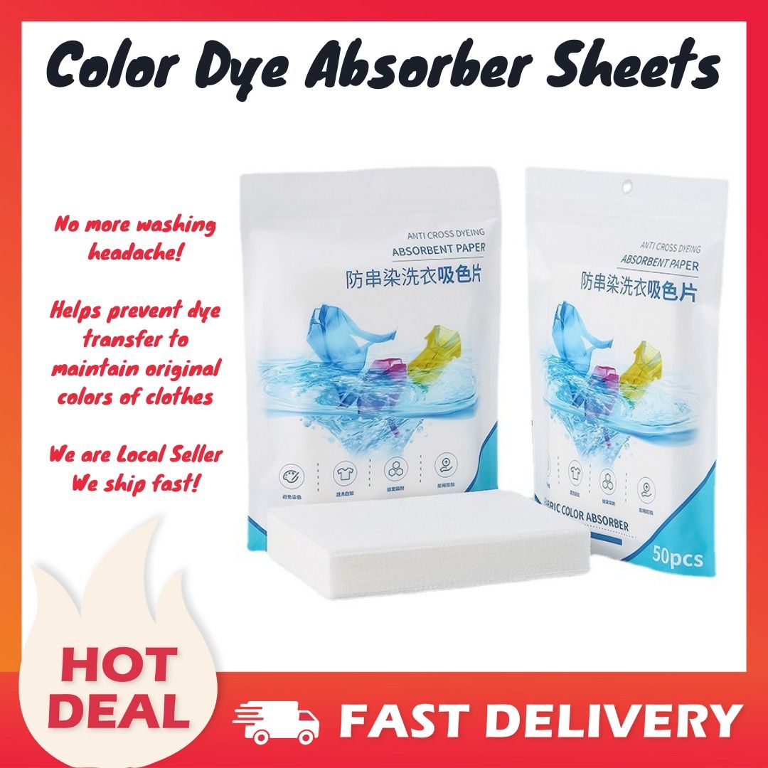 Laundry Color Catcher Absorption Sheet Anti Dye for Washing Machine