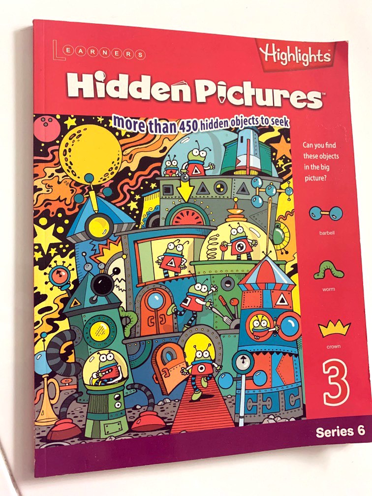 Scholastic Learners : Highlights Hidden Pictures Series 6, Hobbies ...