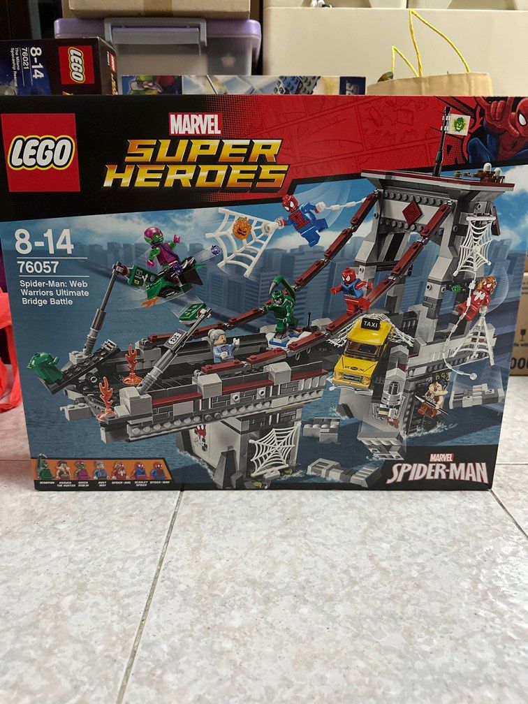 Lego 76057 Spider-Man: Web Warriors Ultimate Bridge Battle, Hobbies & Toys,  Toys & Games On Carousell