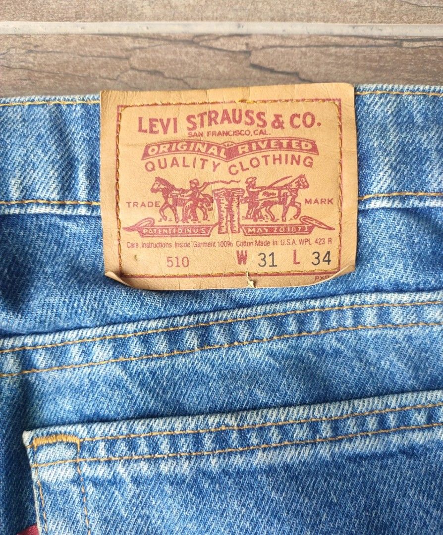 Levis 510 made in USA, Men's Fashion, Bottoms, Jeans on Carousell