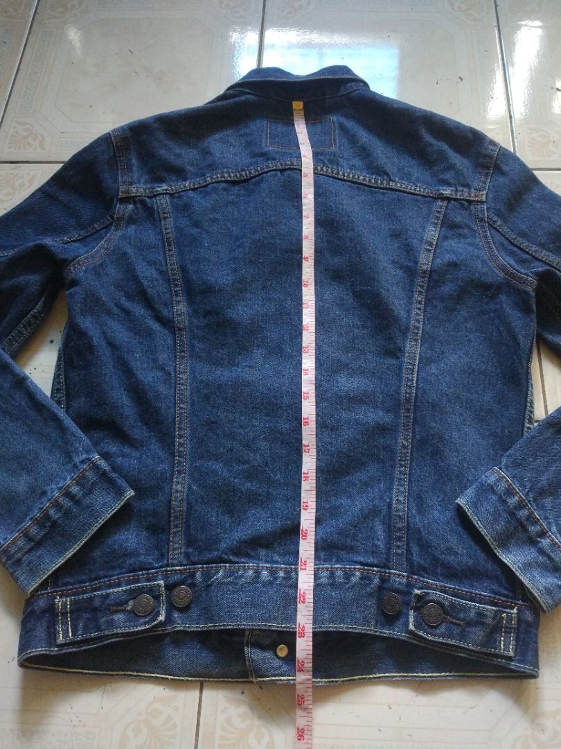Levi's 72334 denim jacket, G-jacket, men's XL size unclear blue type Vintage Second Hand