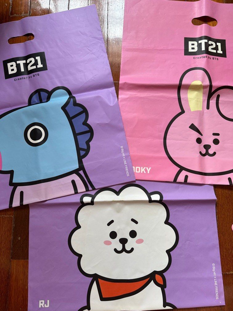 Bt21 plastic on sale bag