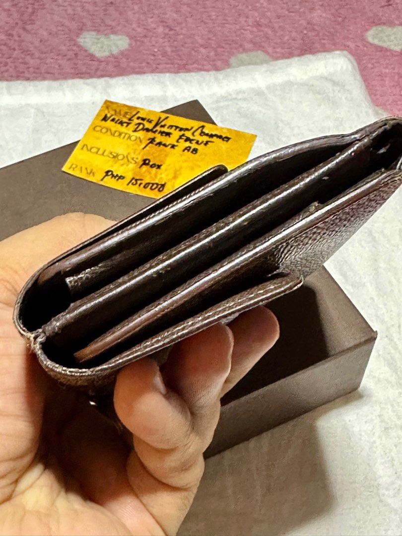 LOUIS VUITTON Damier Ebene Portefeuille Zippy Compact Wallet