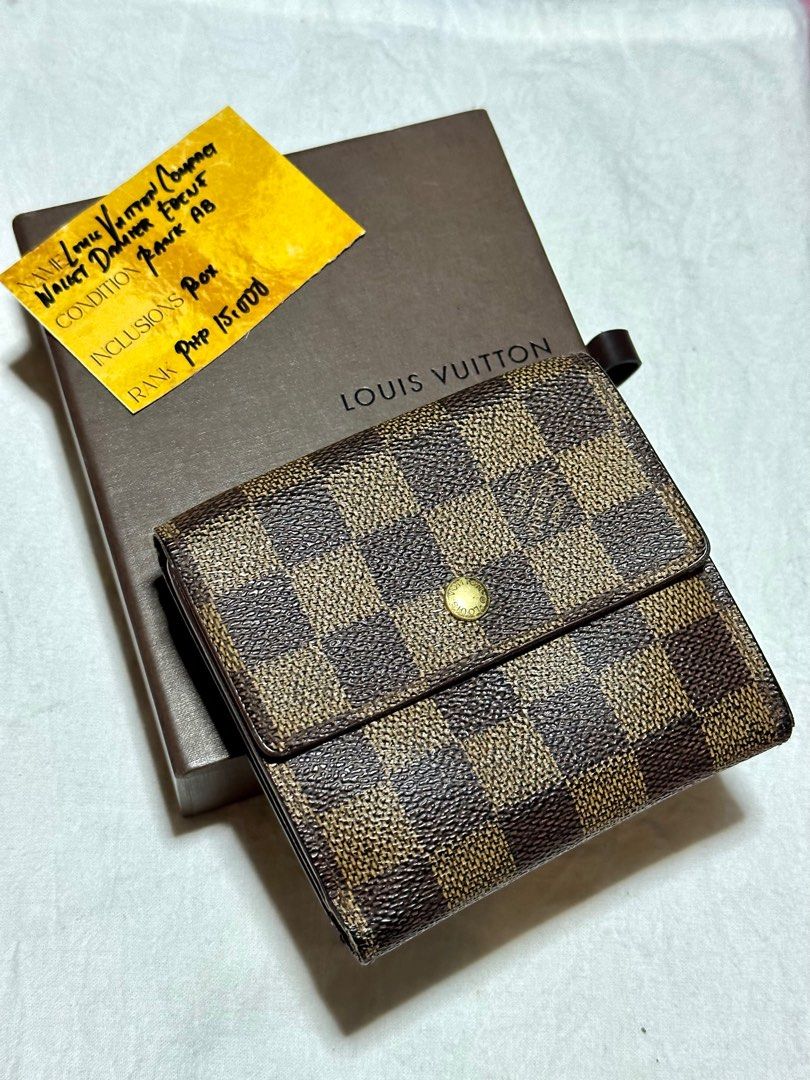 LOUIS VUITTON Damier Ebene Portefeuille Zippy Compact Wallet