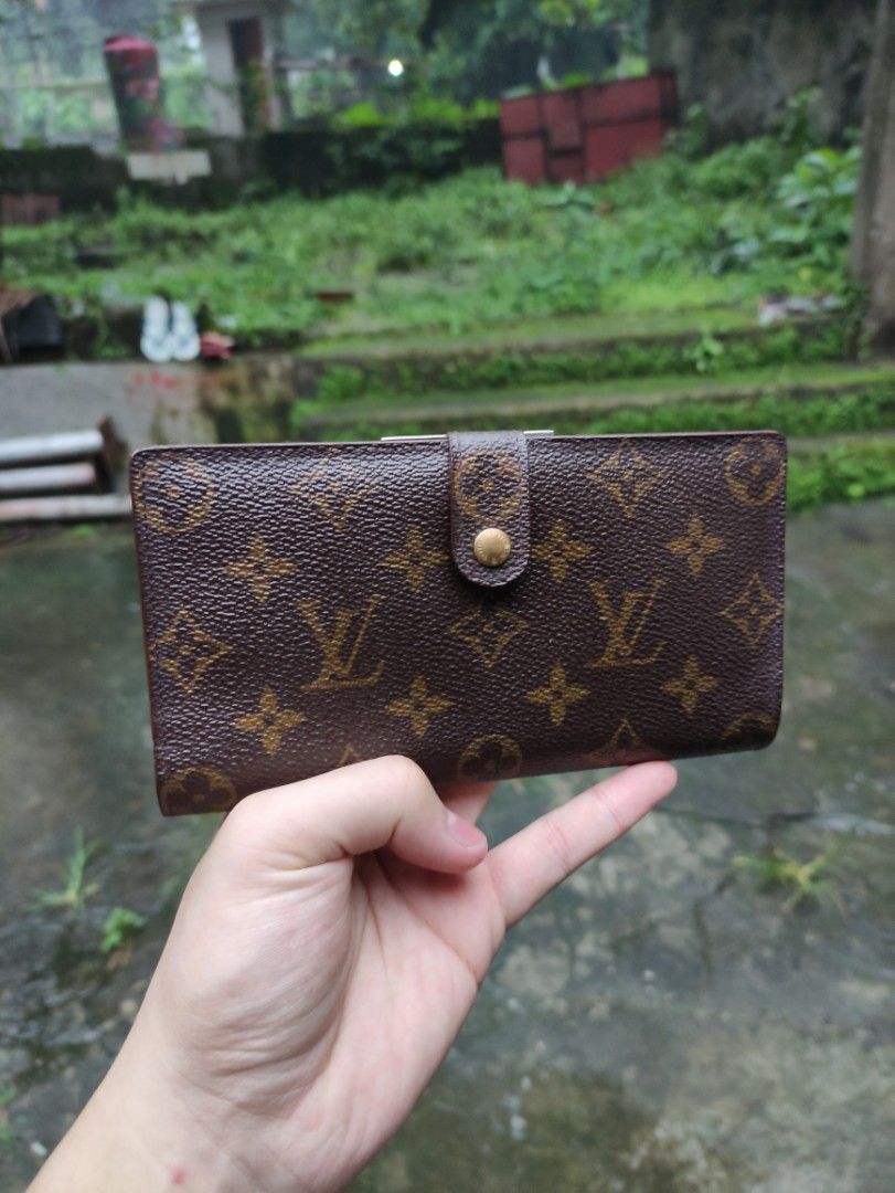 Louis Vuitton - Authenticated Victorine Wallet - Cloth Beige For Woman, Very Good condition