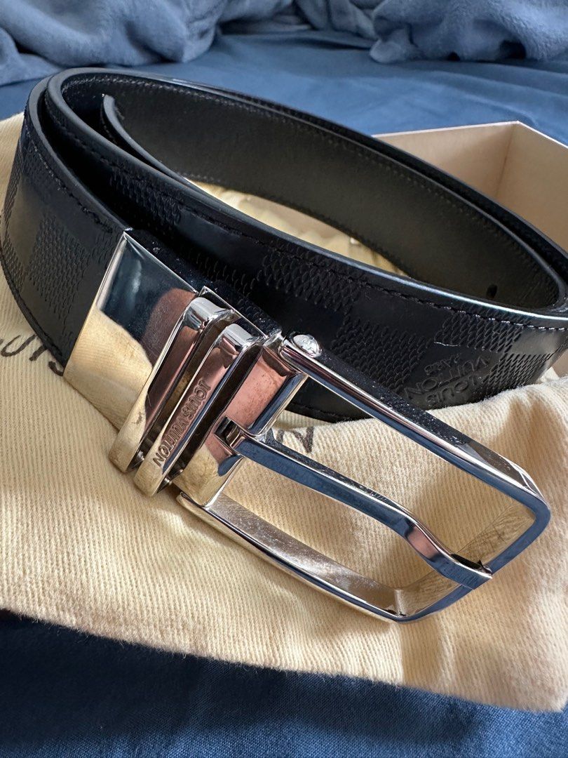 Louis Vuitton LV Men's Belt Damier Sz90, Men's Fashion, Watches