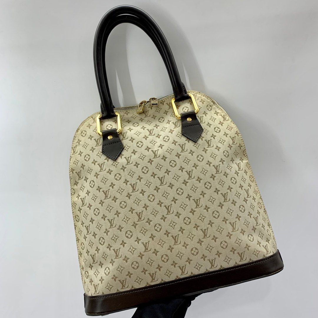 LV Mini Lin Alma Long Monogram Handbag, Luxury, Bags & Wallets on Carousell