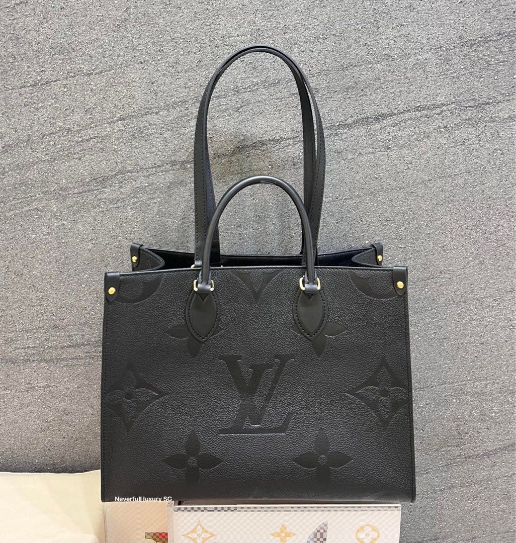 Louis Vuitton Empreinte Monogram Giant OnTheGo mm Arizona Creme