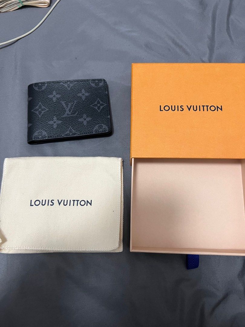 Louis Vuitton Monogram Men's Wallet Marco Florin Slender Multiple 830lv19W, Size: 0.5