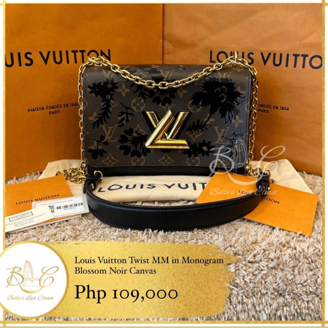 Louis Vuitton Monogram Blossom Twist MM, Luxury, Bags & Wallets on