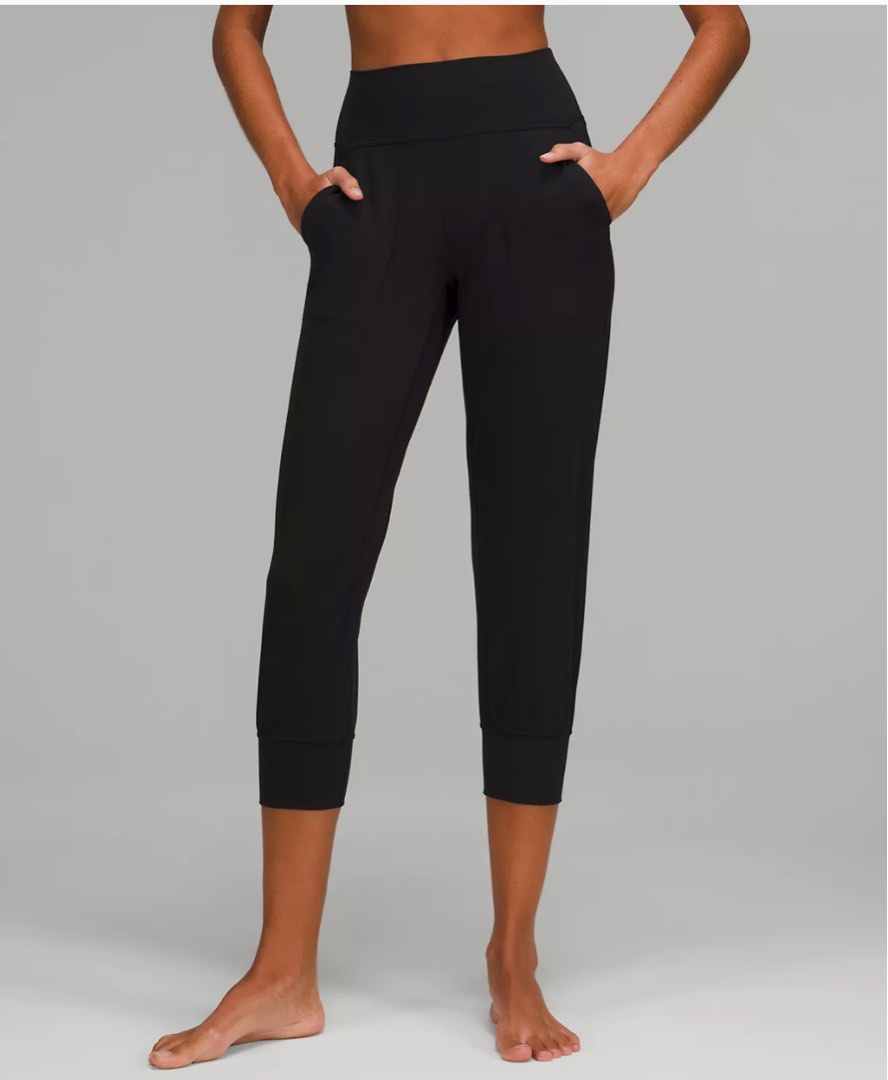 Lululemon Align Jogger Crop - black, size 4, Women's Fashion, Activewear on  Carousell