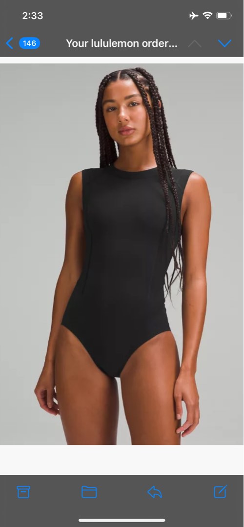 Lululemon Zip-Back Paddle Suit *Medium Bum Coverage - Atomic